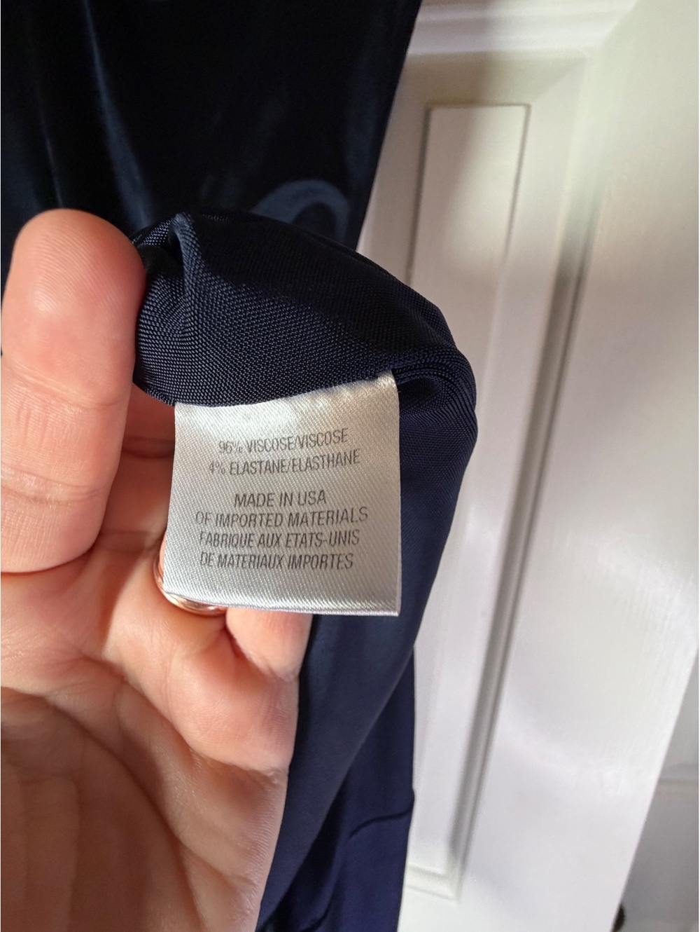 Cushnie et Ochs Navy Asymmetric Dress Size 0 - Picture 5 of 8
